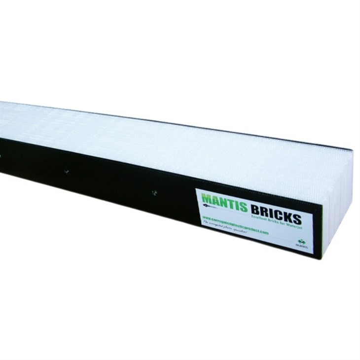 Cleaner Cutting Waterjet Cutting Bricks