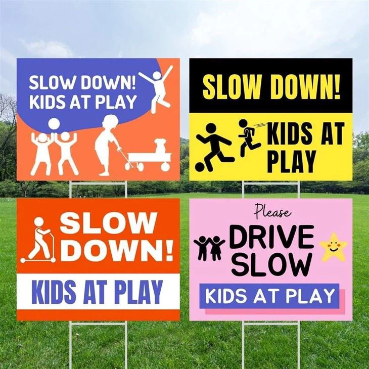 Waterproof PP Coroplast Plastic Signs